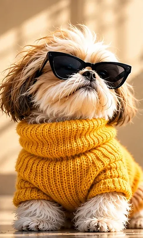 Luxe Puppy Editorial — Animals · Fashion portrait