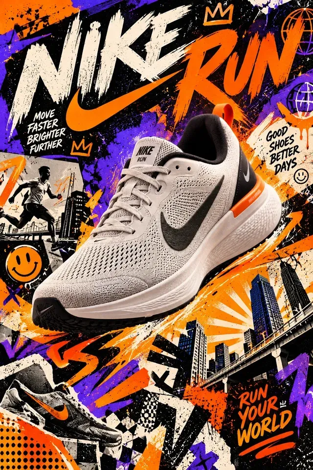 Pop Street Sneaker World — Fashion · Footwear · Illustration